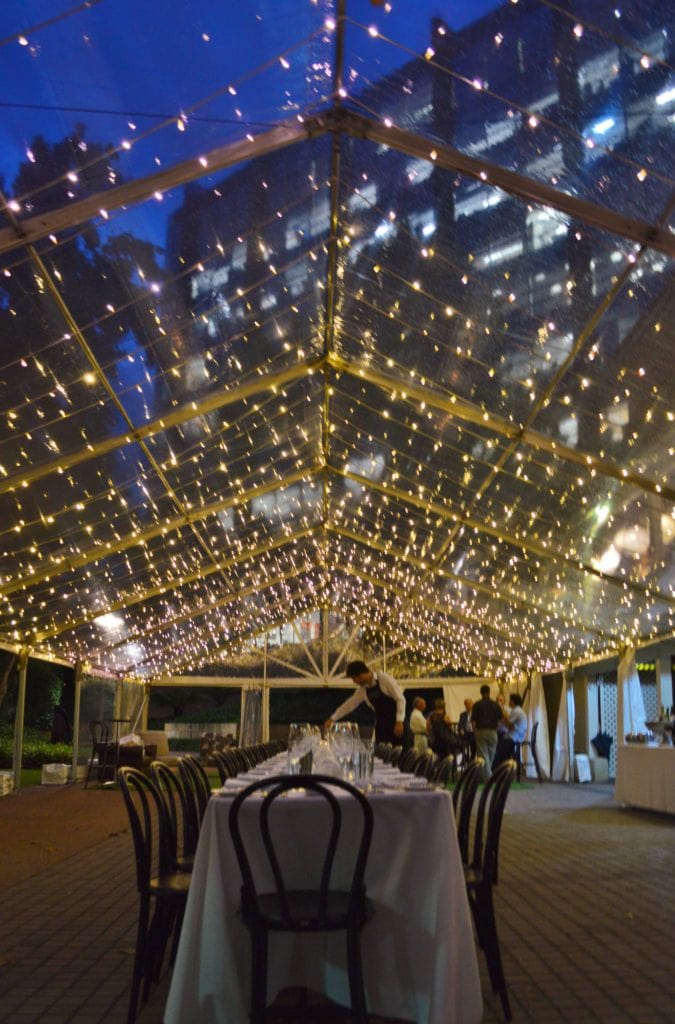 Marquees rain